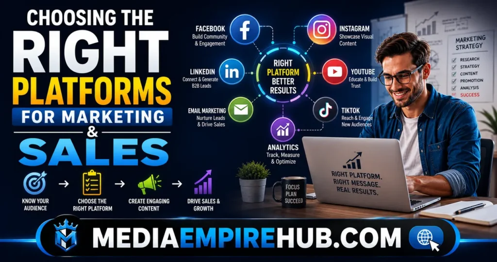 How to Start and Launch a Small Business in 2026: A Complete Step-by-Step Guide for Aspiring Entrepreneurs 4 Choosing the Right Platforms for Marketing and Sales