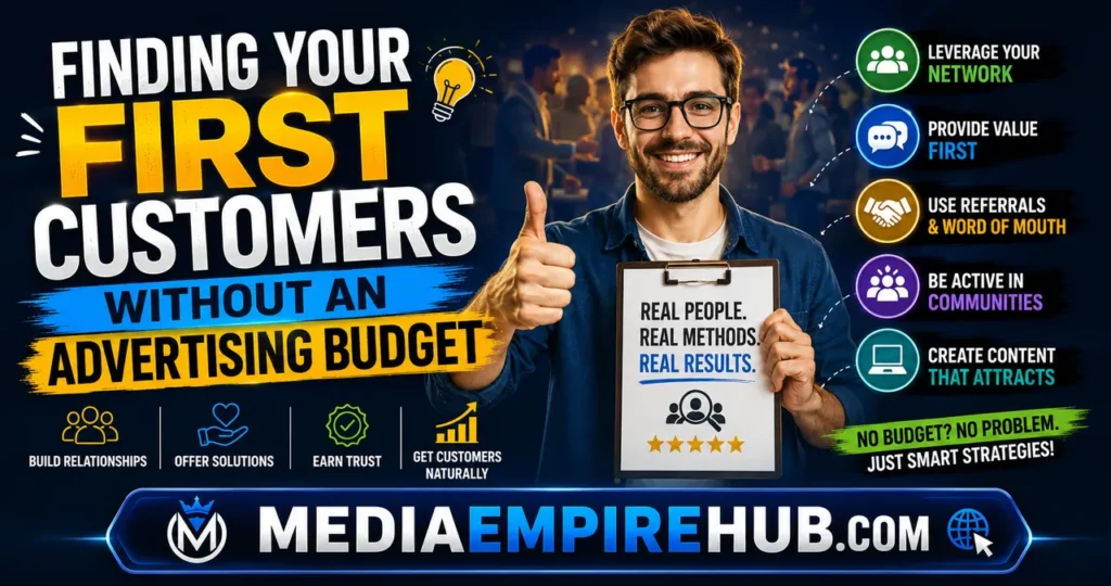 Finding Your First Customers Without an Advertising Budget