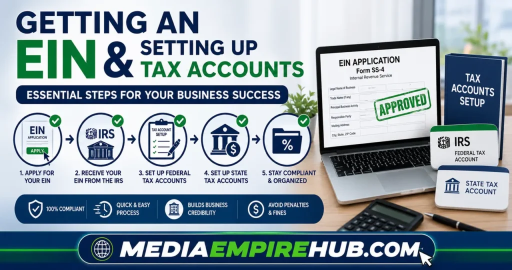 Getting an EIN and Setting Up Tax Accounts