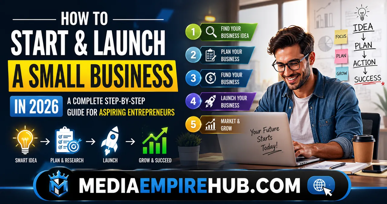 How to Start and Launch a Small Business in 2026: A Complete Step-by-Step Guide for Aspiring Entrepreneurs 5 How to Start and Launch a Small Business in 2026