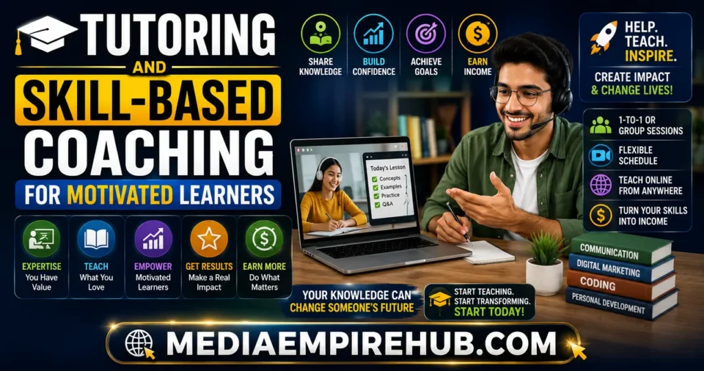 The Ultimate Guide to Low Investment Business Ideas With High Profit That Real People Are Actually Using to Build Wealth This Year 5 Tutoring and Skill-Based Coaching for Motivated Learners