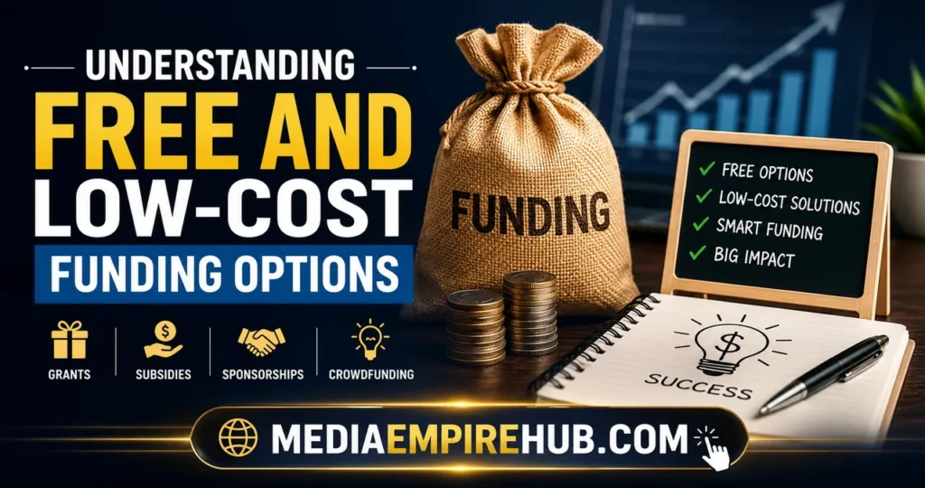 Understanding Free and Low-Cost Funding Options